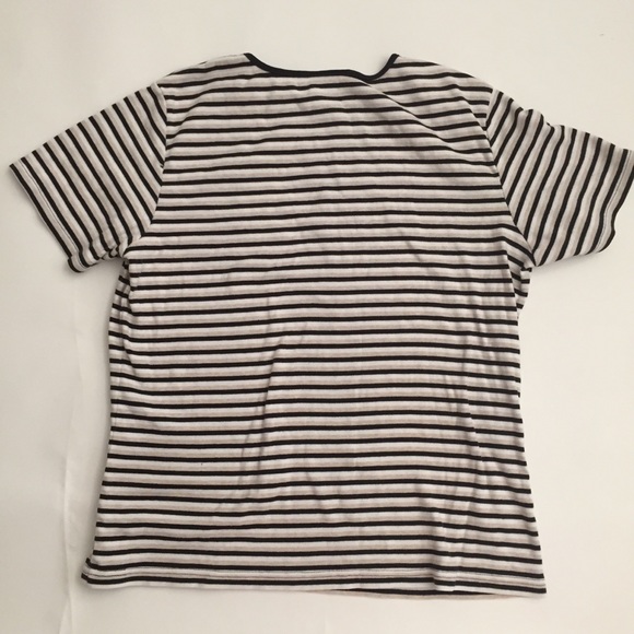Talbots Striped T-shirt Size L - Picture 2 of 5